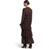 image:imageMichael Kors Womens Ruffle Tier Maxi DressChocolate