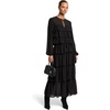 image:imageMichael Kors Womens Ruffle Tier Maxi DressBlack