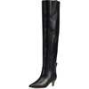 image:imageMichael Kors Womens Daniela Kitten BootTextured LeatherBlack