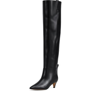 image:imageMichael Kors Womens Daniela Kitten BootTextured LeatherBlack