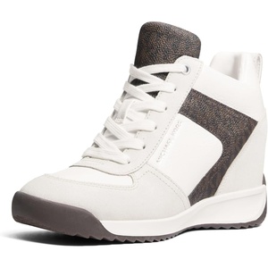 image:imageMichael Kors Womens Nikko Wedge TrainerMk SignatureBrown
