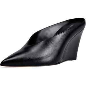 image:imageMichael Kors Womens Xandra Wedge PumpDistressed LeatherBlack