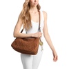 image:imageMichael Kors Womens Nolita Medium Top Zip Convertible Shoulder GoldTone HardwareRadiant Suede LeatherLuggage