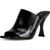 image:imageMichael Kors Womens Haisley Mule SandalDistressed LeatherBlack