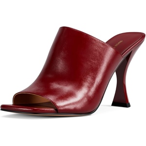image:imageMichael Kors Womens Haisley Mule SandalDistressed LeatherDeep Red