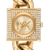 image:imageMichael Kors MK4718  MK Chain Lock ThreeHandGoldTone Chain Bracelet