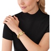 image:imageMichael Kors MK4718  MK Chain Lock ThreeHandGoldTone Chain Bracelet