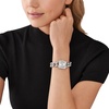 image:imageMichael Kors MK4718  MK Chain Lock ThreeHandStainless Steel Chain Bracelet