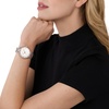 image:imageMichael Kors Pyper Womens Watch Stainless Steel Watch for Women with Steel Leather or Silicone BandTwoTone Rose Gold Logo