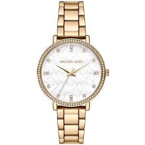 image:imageMichael Kors Pyper Womens Watch Stainless Steel Watch for Women with Steel Leather or Silicone BandGold Logo