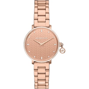 image:imageMichael Kors Pyper Womens Watch Stainless Steel Watch for Women with Steel Leather or Silicone BandRose Gold Logo Charm