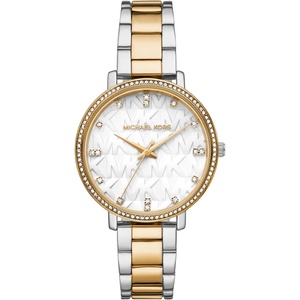 image:imageMichael Kors Pyper Womens Watch Stainless Steel Watch for Women with Steel Leather or Silicone BandTwo Tone Logo