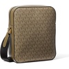 image:imageMichael Kors Mens Hudson Double Zip Mini Flight BagGoldtone HardwareMk SignatureLoden