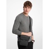 image:imageMichael Kors Mens Hudson Double Zip Mini Flight BagSilver TonehardwareBlack