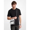 image:imageMichael Kors Mens Hudson Double Zip Mini Flight BagSilver TonehardwareBright White