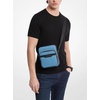 image:imageMichael Kors Mens Hudson Double Zip Mini Flight BagSilver TonehardwareImperial Blue