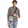 image:imageMichael Kors Mens Hudson Double Zip Mini Flight BagSilvertone HardwareMk SignatureNickel