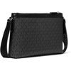 image:imageMichael Kors Mens Hudson Travel CrossbodySilvertone HardwareMk SignatureBlack