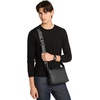 image:imageMichael Kors Mens Hudson Travel CrossbodySilvertone HardwareMk SignatureBlack