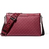 Silver-tone Hardware/Mk Signature/Deep Red