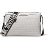 image:imageMichael Kors Mens Hudson Travel CrossbodySilvertone HardwareMk SignatureNickel