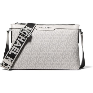 image:imageMichael Kors Mens Hudson Travel CrossbodySilvertone HardwareMk SignatureNickel