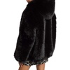 image:imageMichael Kors Womens Faux Fur HoodieBlack