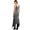 image:imageMichael Kors Womens Metallic Viscose Handkerchief DressBlackSilver