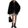 image:imageMichael Kors Womens Faux Fur HoodieBlack