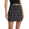 image:imageMichael Kors Womens Studded Aline Mini SkirtBlack