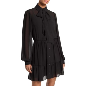 image:imageMichael Kors Womens Long Sleeve Mini DressBlack
