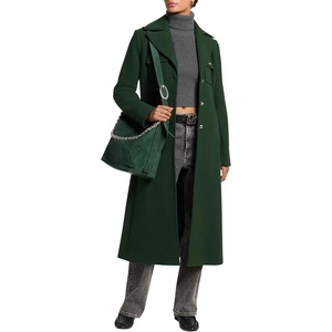image:imageMichael Kors Womens Long Wool CoatDark Moss