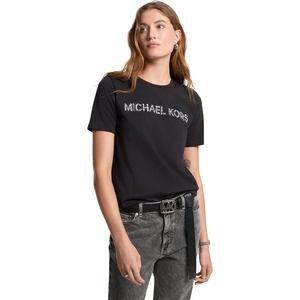 image:imageMichael Kors Womens Multi Rhinstone Classic TShirtBlack