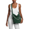 image:imageMichael Kors Womens Nolita Large Bucket Tote BagSilvertone HardwareSuede LeatherMoss