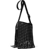 image:imageMichael Kors Womens Nolita Small Bucket Tote Bag SilverTone HardwareSuede FringeBlack