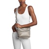 image:imageMichael Kors Womens Nolita Small Bucket Tote BagSilvertone HardwarePebble LeatherHeather Grey