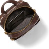 image:imageMichael Kors Mens Hudson Medium Double Zip Sling PackGoldtone HardwareMatte Antico LeatherChocolate