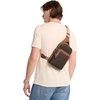 image:imageMichael Kors Mens Hudson Medium Double Zip Sling PackMk SignatureBrownLuggage