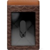 image:imageMichael Kors Mens Hudson Notched Card Case SilverTone HardwareMK SignatureDeep RedMK SignatureBrownLuggage