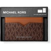 image:imageMichael Kors Mens Hudson Notched Card Case SilverTone HardwareMK SignatureDeep RedMK SignatureBrownLuggage