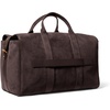 image:imageMichael Kors Mens Nicholas Medium Slouched DuffleGoldTone HardwareSuede LeatherChocolate