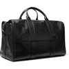 image:imageMichael Kors Mens Nicholas Medium Slouched DuffleSilverTone HardwarePoly Tan Covered LeatherBlack