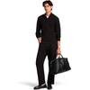image:imageMichael Kors Mens Nicholas Medium Slouched DuffleSilverTone HardwarePoly Tan Covered LeatherBlack