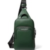 Silver-tone Hardware/Matte Pebble Leather/Moss