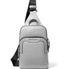 Silver-tone Hardware/Matte Pebble Leather/Nickel