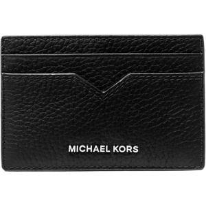 image:imageMichael Kors Mens Hudson Notched Card Case SilverTone HardwareMK SignatureDeep RedBlack