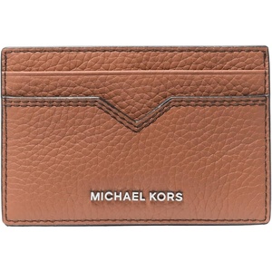 image:imageMichael Kors Mens Hudson Notched Card Case SilverTone HardwareMK SignatureDeep RedLuggage