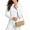 image:imageMichael Kors Womens Bryant Small Soft Crossbody with ChainGoldtone HardwareEmbossed SuedeBurnt Khaki