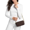 image:imageMichael Kors Womens Bryant Small Soft Crossbody with ChainGoldtone HardwareEmbossed SuedeChocolate