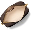 image:imageMichael Kors Womens Bryant Small Soft Crossbody with ChainGoldtone HardwareEmbossed SuedeChocolate